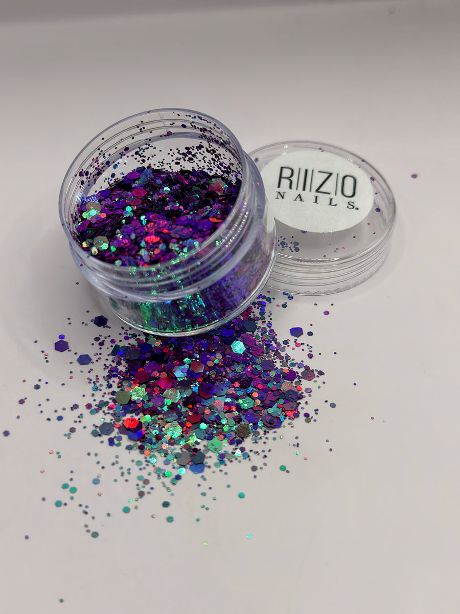 Tornasol Purple Mermaid Glitter