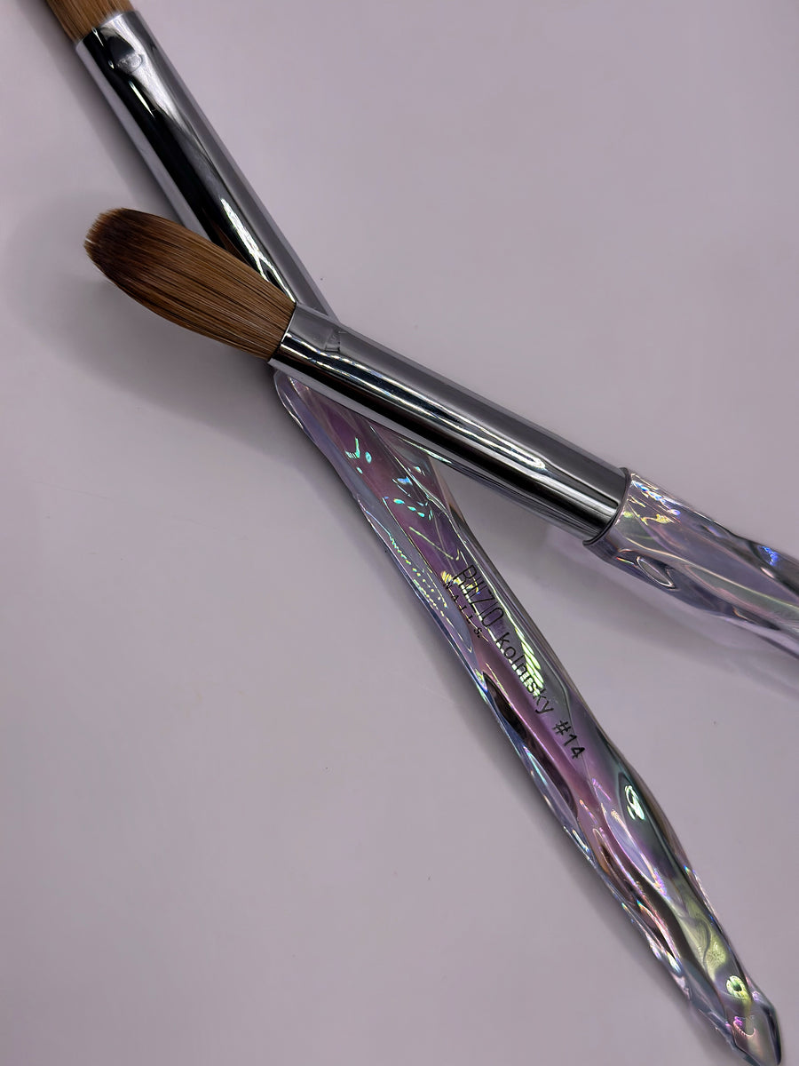 Acrylic Nail Brush Kolinsky “Magic” # 12 (Flat head)