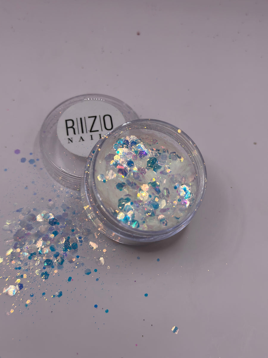 Beautiful Blue mermaid Glitter